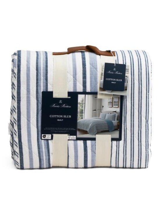Brooks Brothers Other - BROOKS BROTHERS Cotton Striped Layering Quilt